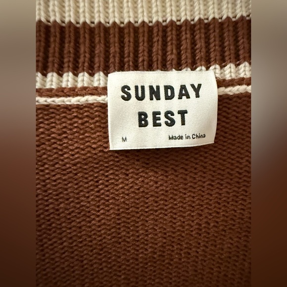 Sunday Best Lamora Cardigan-Size M-Epicurean Brown-NWT - Picture 5 of 9